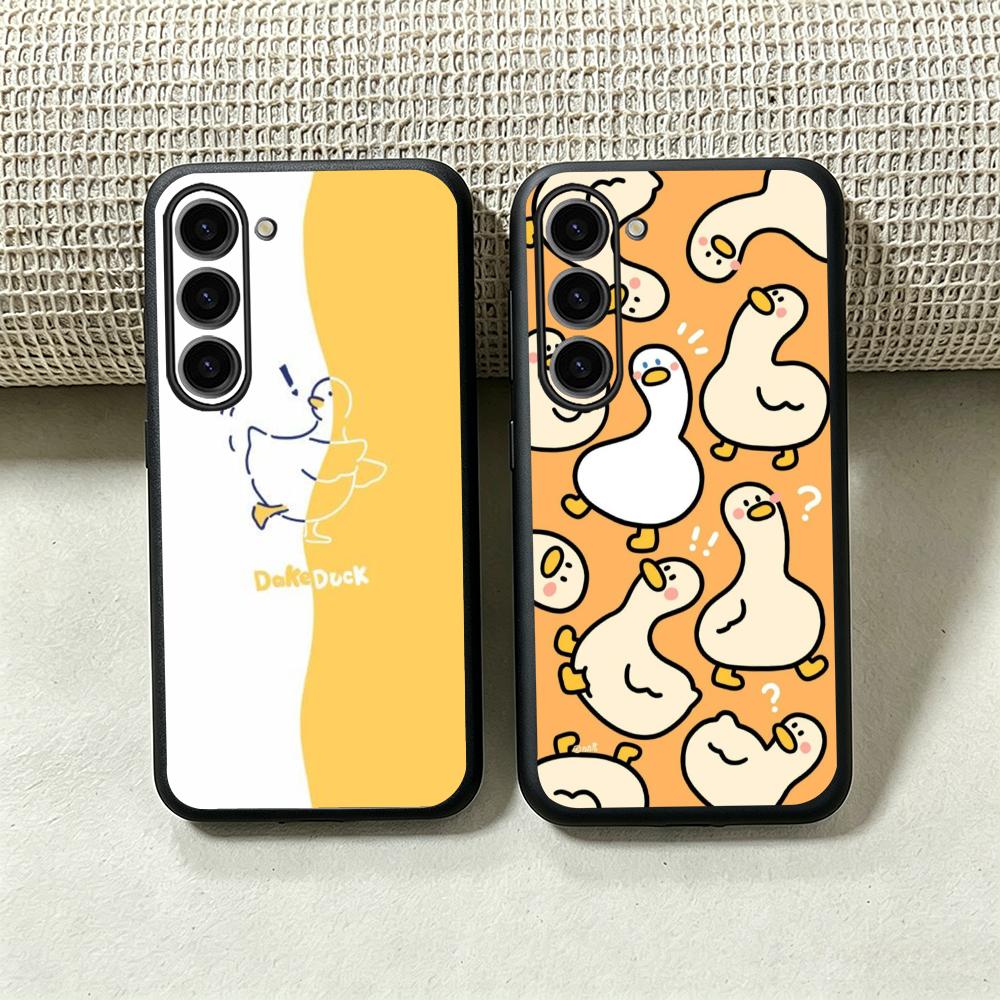 Cute Cartoon Case - Telefoonhoesje met schattig eendjes-cartoonpatroon voor Samsung