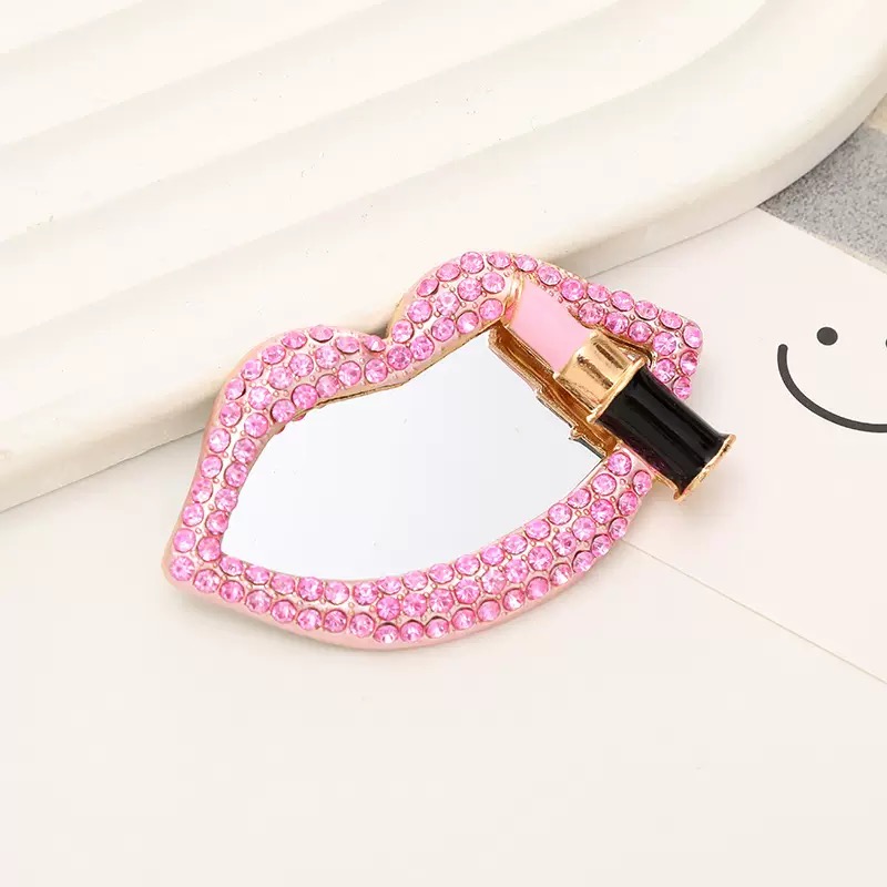 Phone Cases Junk - 2 Stuks Roze Rode Roos Diamant