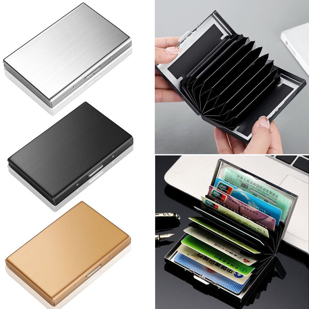 Slim Card Slot Case - Mode 6/10 slots Creditcardhouder Roestvrij slanke