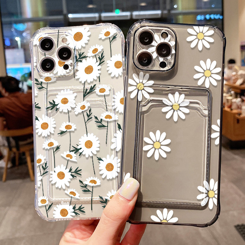 Phone Cases With Wallet - Daisy Flower Telefoonhoesje voor iPhone 17