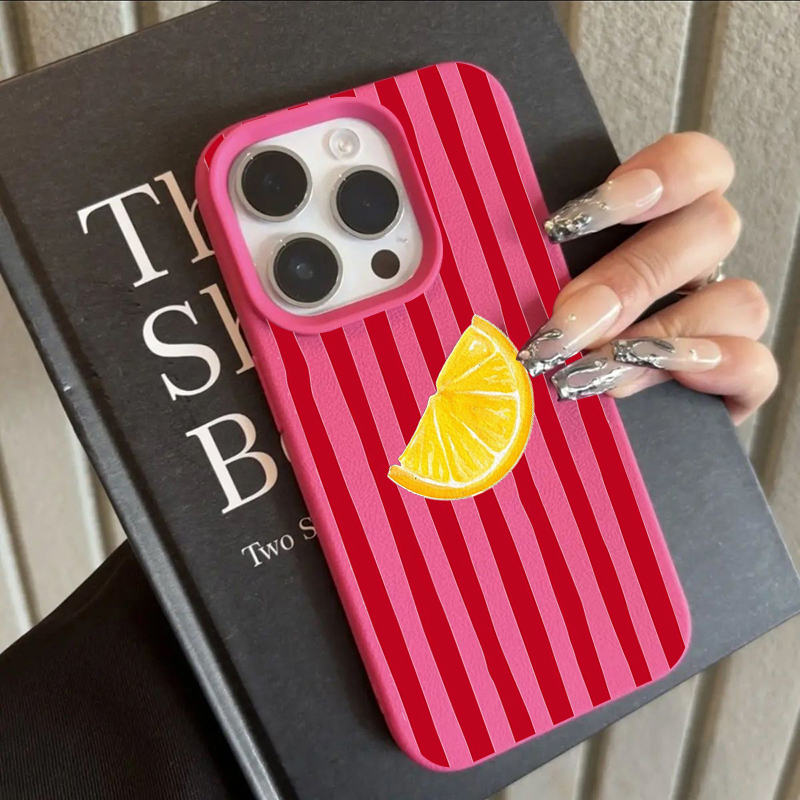 Phone Cases Trendy - Mode Lemon Patroon TPU Siliconen Telefoonhoesje