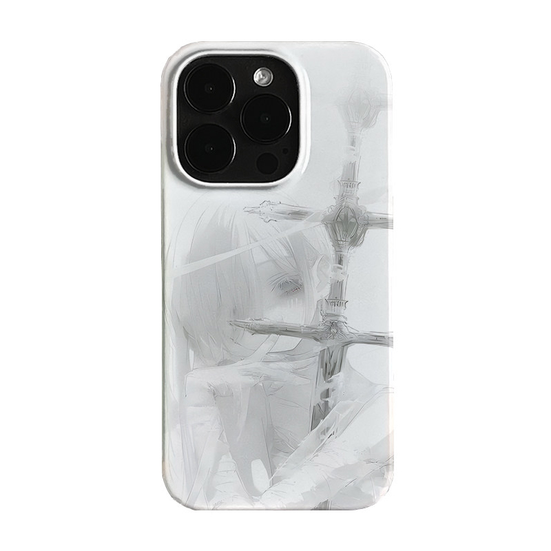 Phone Cases For Girls - Mooie Anime Meisje Zwaard Coole Jelly
