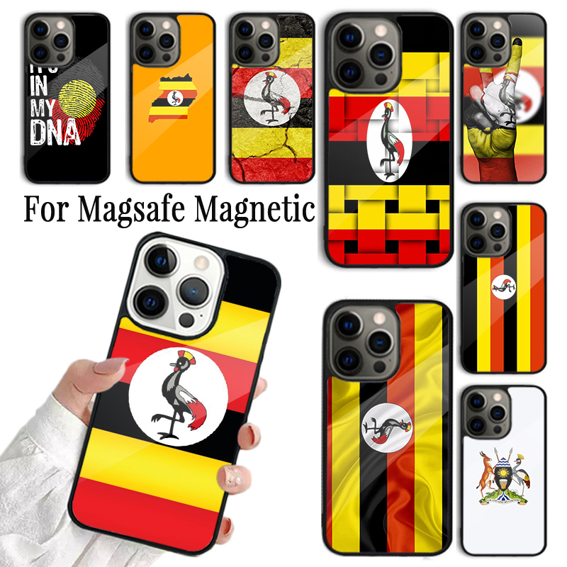 Phone Cases Uganda - Uganda Vlag Telefoonhoesje voor iPhone 17
