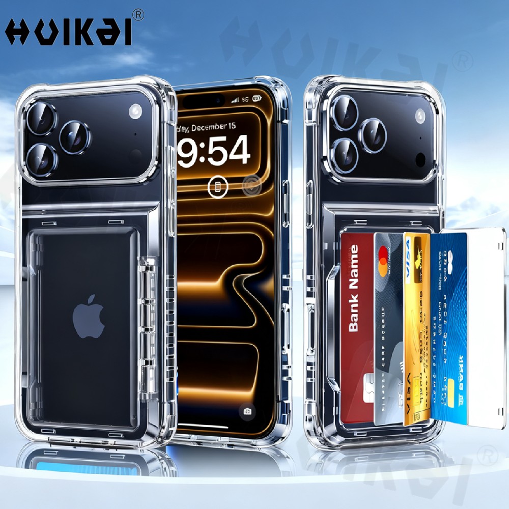Slim Card Slot Case - Portemonnee-kaarthouder voor iPhone 17 Pro Max
