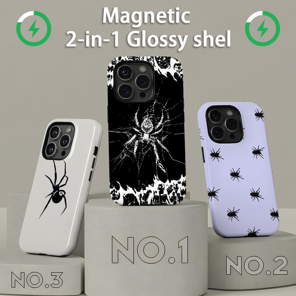 Phone Cases Designer - Spider Gothic stijl design telefoonhoesje Magnetisch