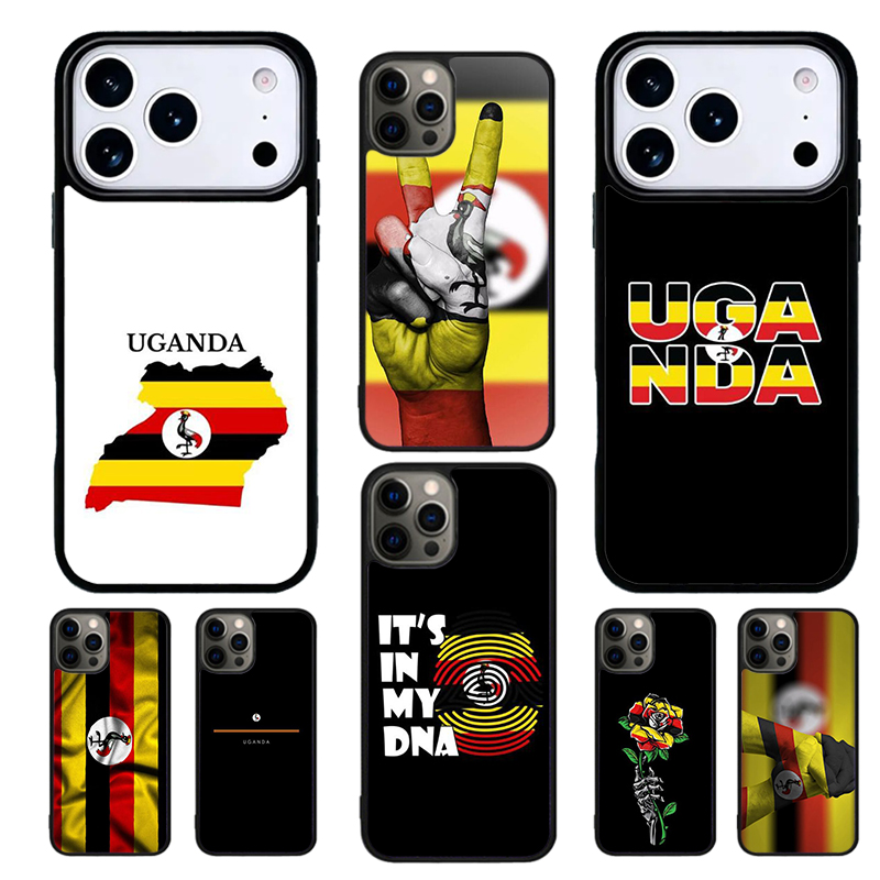 Phone Cases Uganda - Uganda vlag patroon telefoonhoesje voor iPhone