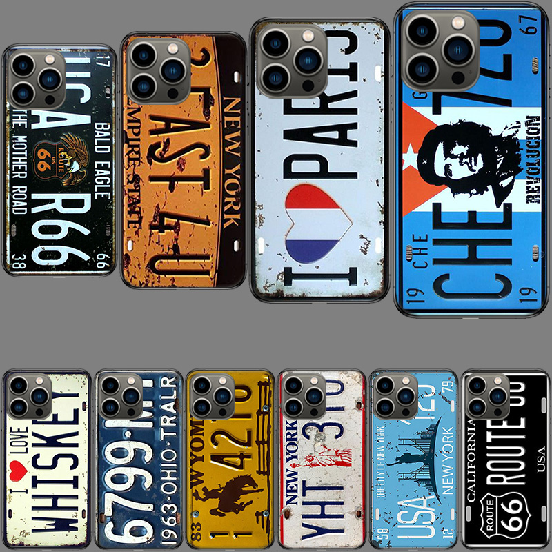 Phone Cases York - Telefoonhoesje met New York kentekenplaat voor