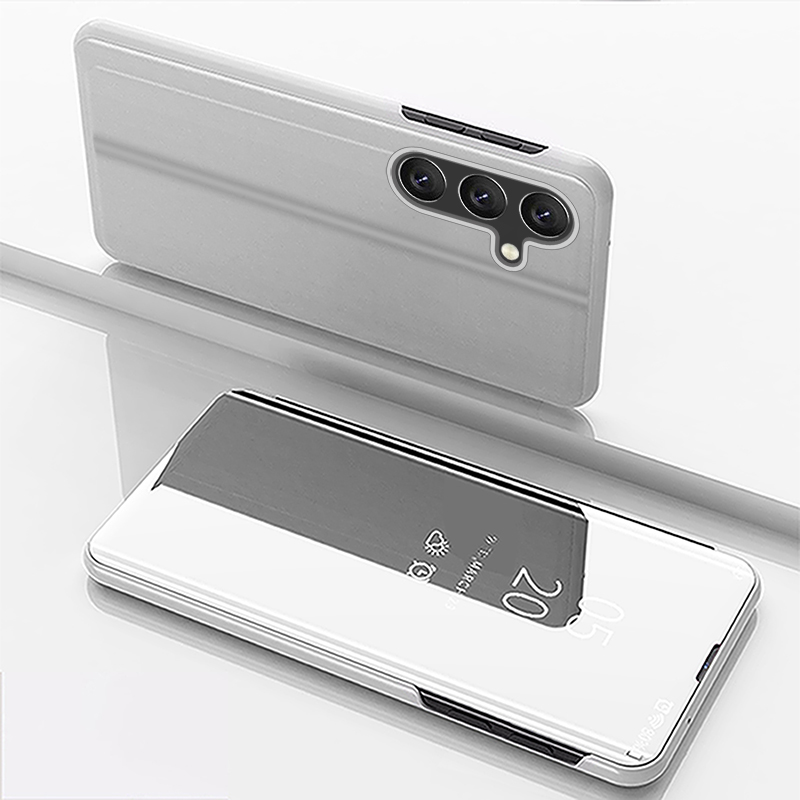 Phone Cases With Stand - Luxe spiegel flip hoesje telefoonhoes voor