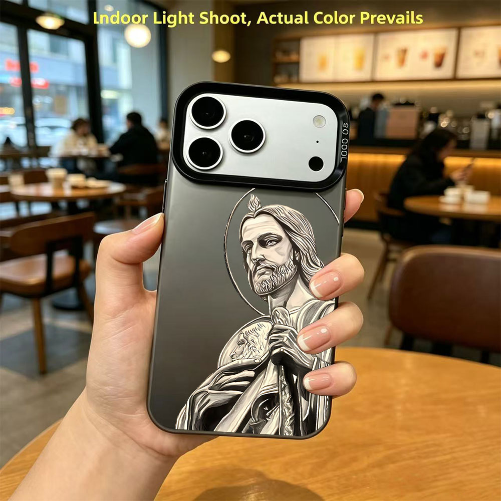 Phone Cases Iphone 17 Pro Max - Telefoonhoesje met San Judas Tadeo patroonontwerp