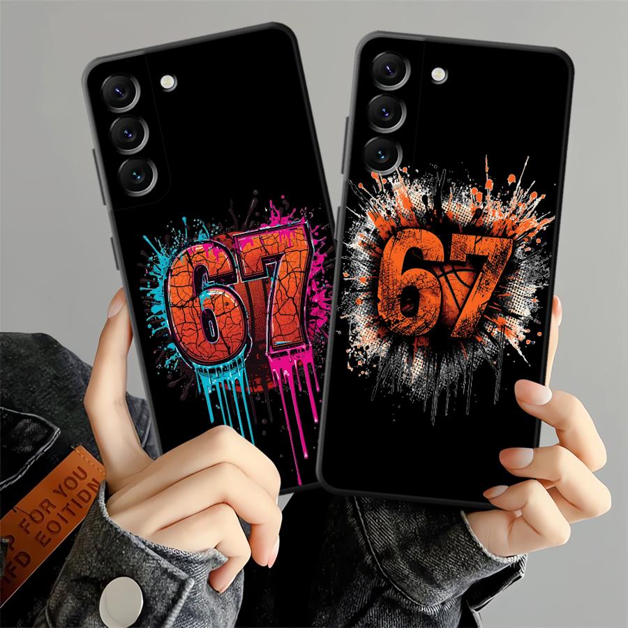 Phone Cases For Samsung Galaxy - Graffiti Basketbal 67 hoesje voor Samsung