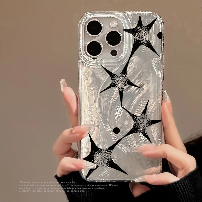 Phone Cases Trendy - Glanzende Ster Trendy Patroon Telefoonhoesje voor