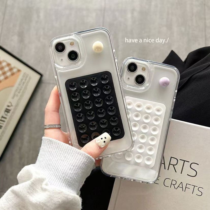 Phone Cases With Stand - Siliconen zuigtelefoonhouder Mat Multifunctionele zuignap Muurstandaard