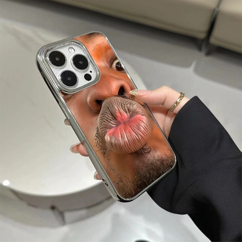 Phone Cases Men - Grappige mannenprint telefoonhoesje voor iPhone 18