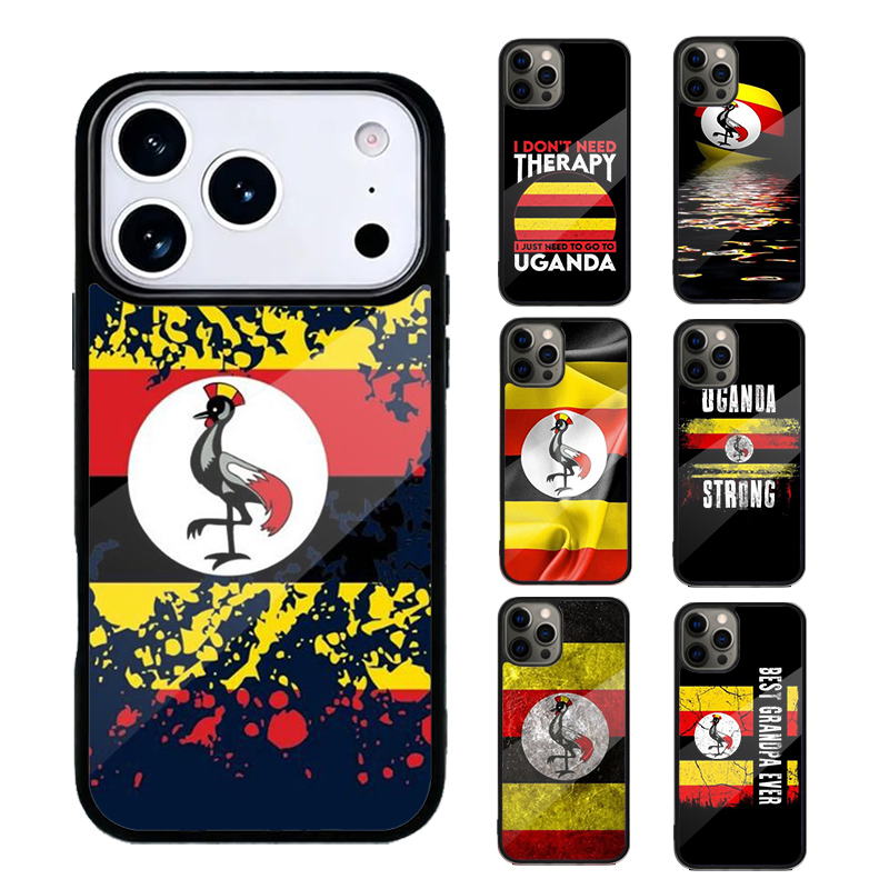Phone Cases Uganda - Telefoonhoesje met vlag van Oeganda voor