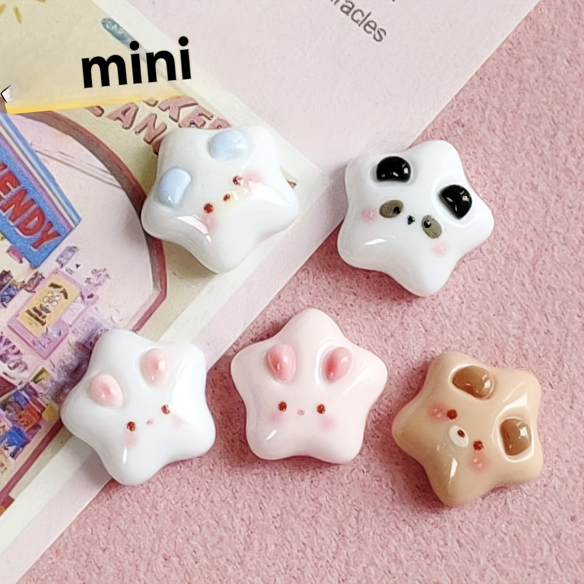 Phone Cases Under $20 - 10/20/30pcs Mini Heldere Konijn Beer Vijfpuntige