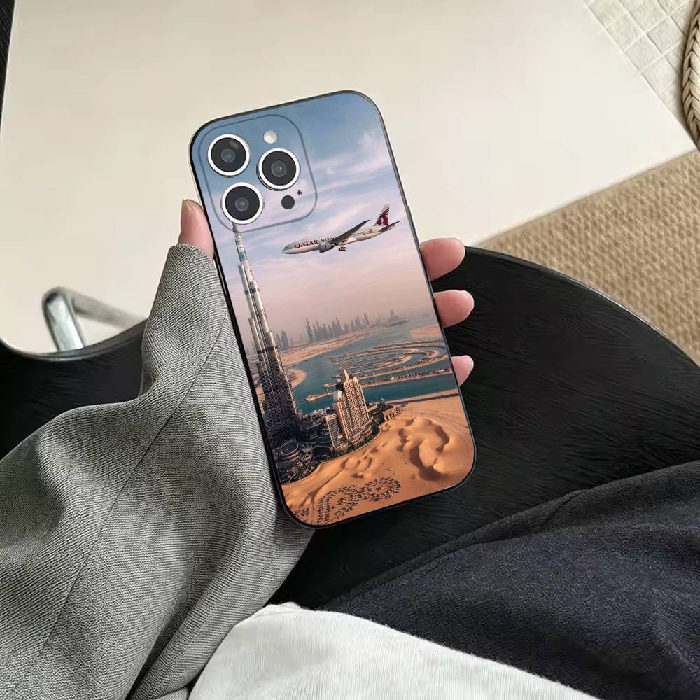 Dubai Burj Khalifa vliegtuig t - Phone Cases Dubai recensie en prijs