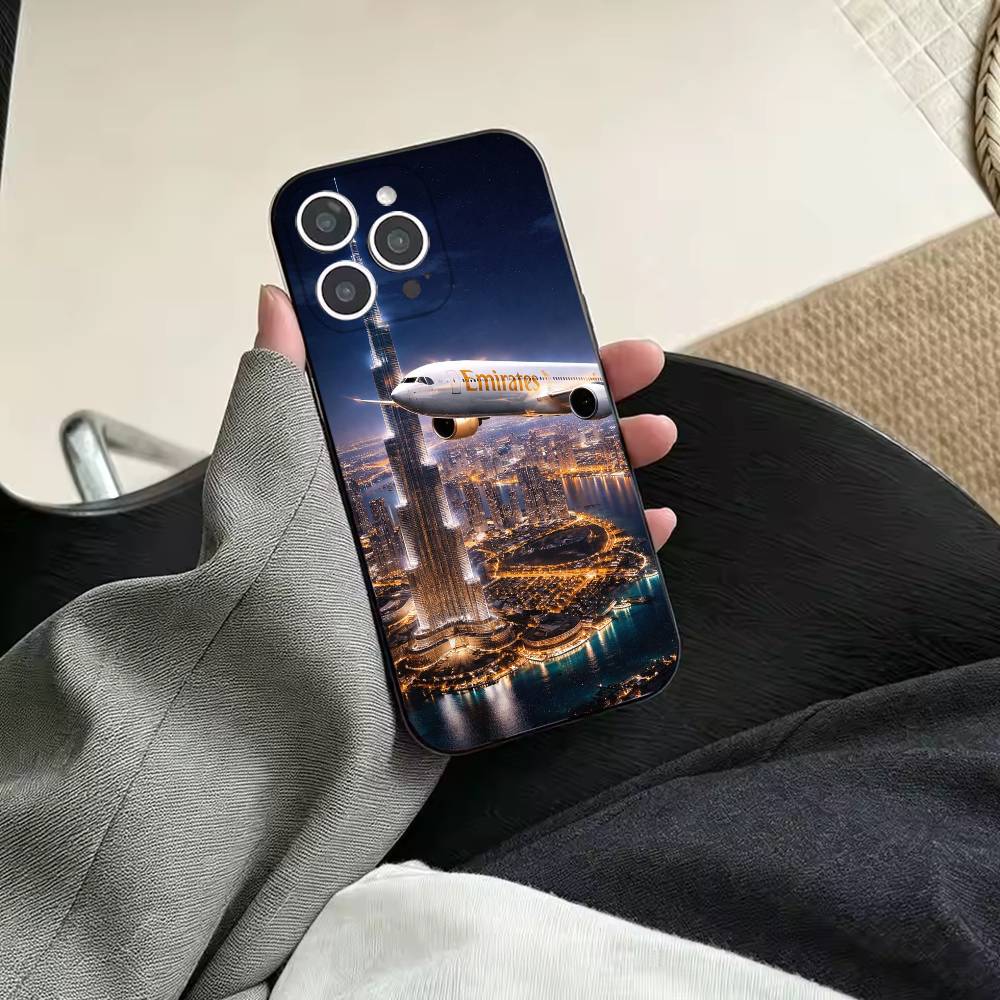 Dubai Burj Khalifa vliegtuig t - Phone Cases Dubai recensie en prijs
