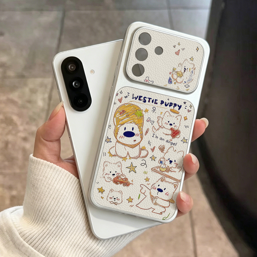 Schattige cartoon honden telef - Phone Cases With Stand recensie en prijs