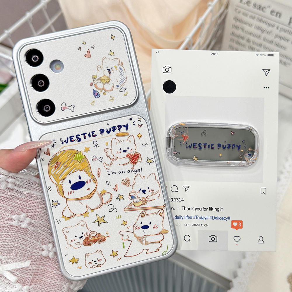 Schattige cartoon honden telef - Phone Cases With Stand recensie en prijs