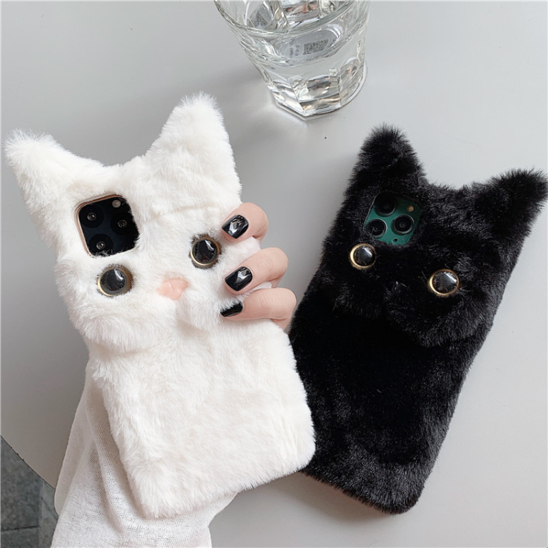 3D Schattige Cartoon Kat Pluch - Phone Cases Iphone 17 Pro Max recensie en prijs