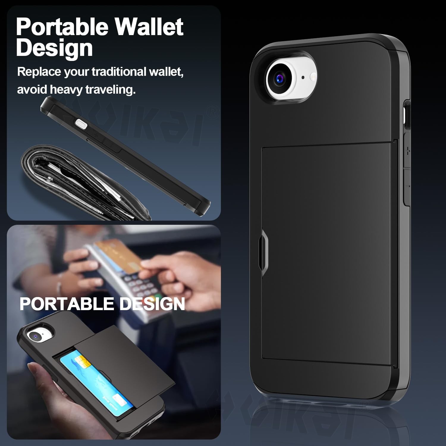iPhone 17e 17 Pro Max 15 Pro M - Slim Card Slot Case recensie en prijs
