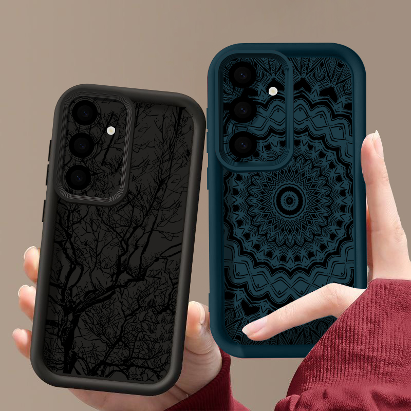 Retro Bloem Totem Patroon Tele - Phone Cases For Samsung A14 recensie en prijs