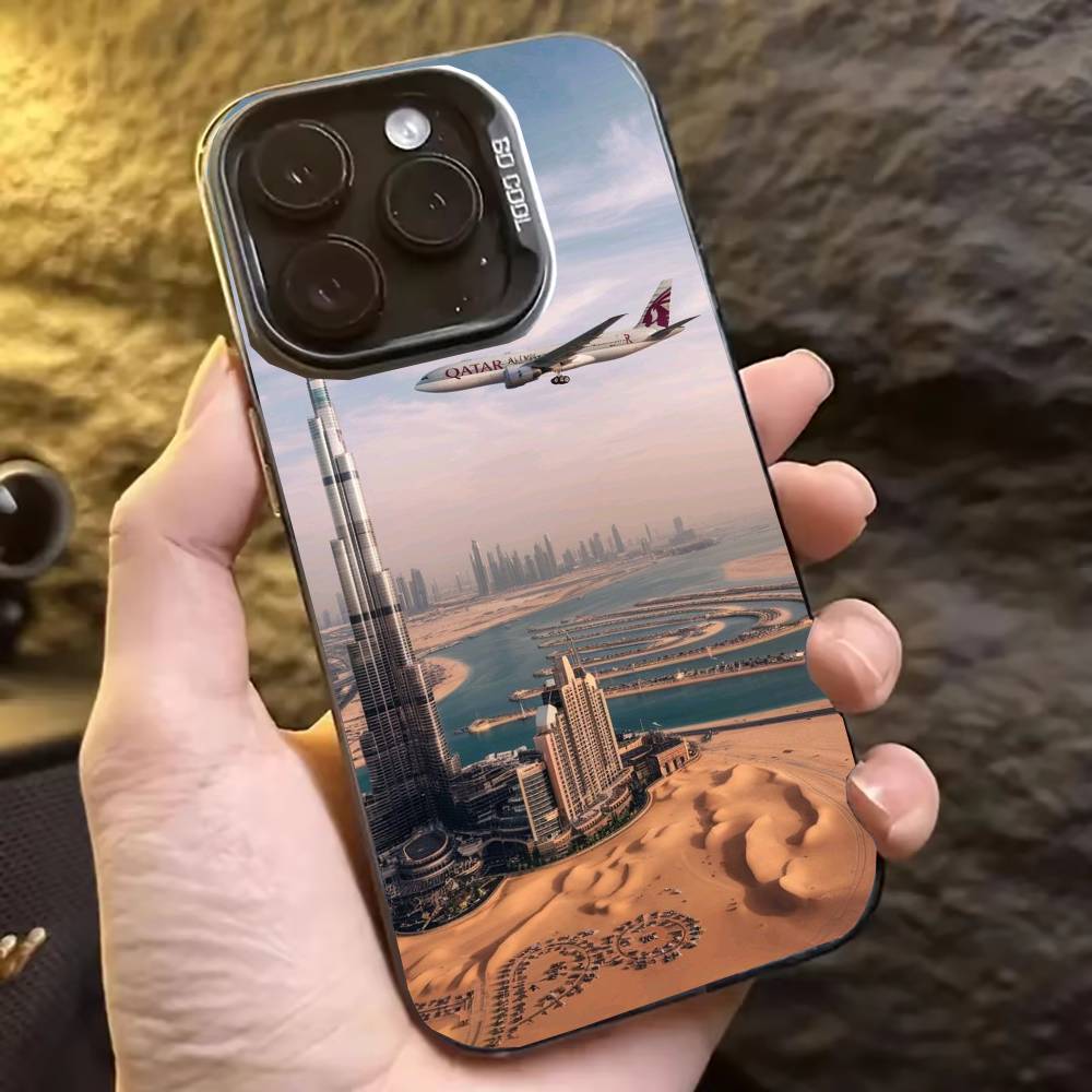 Dubai Burj Khalifa vliegtuig t - Phone Cases Dubai recensie en prijs