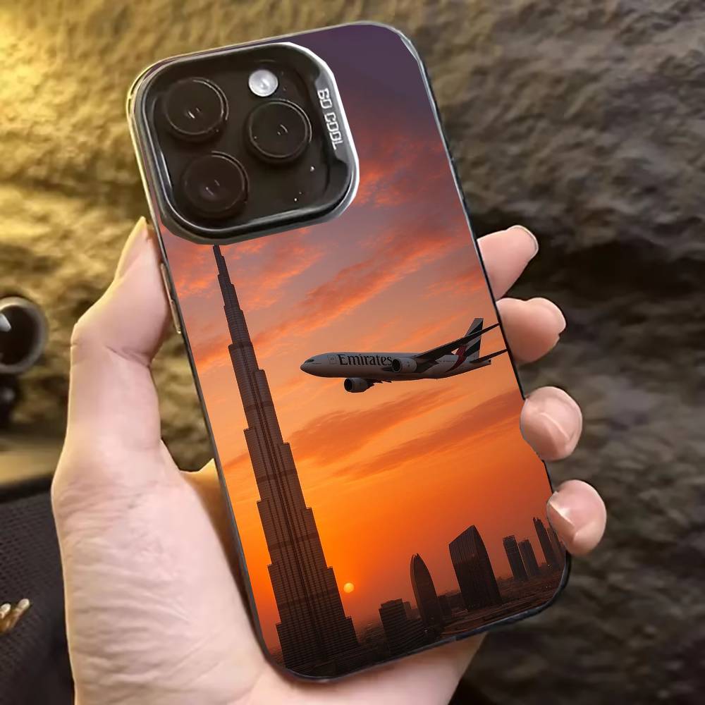 Dubai Burj Khalifa vliegtuig t - Phone Cases Dubai recensie en prijs