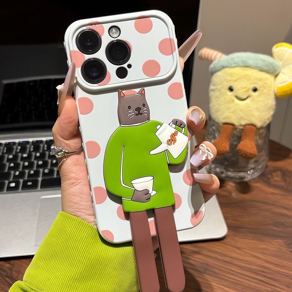 Schattig polkadot telefoonhoes - Phone Cases With Stand recensie en prijs