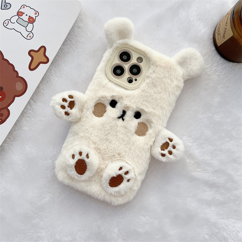 Koreaanse 3D Cartoon Beer Pluc - Phone Cases Iphone 17 Pro Max recensie en prijs