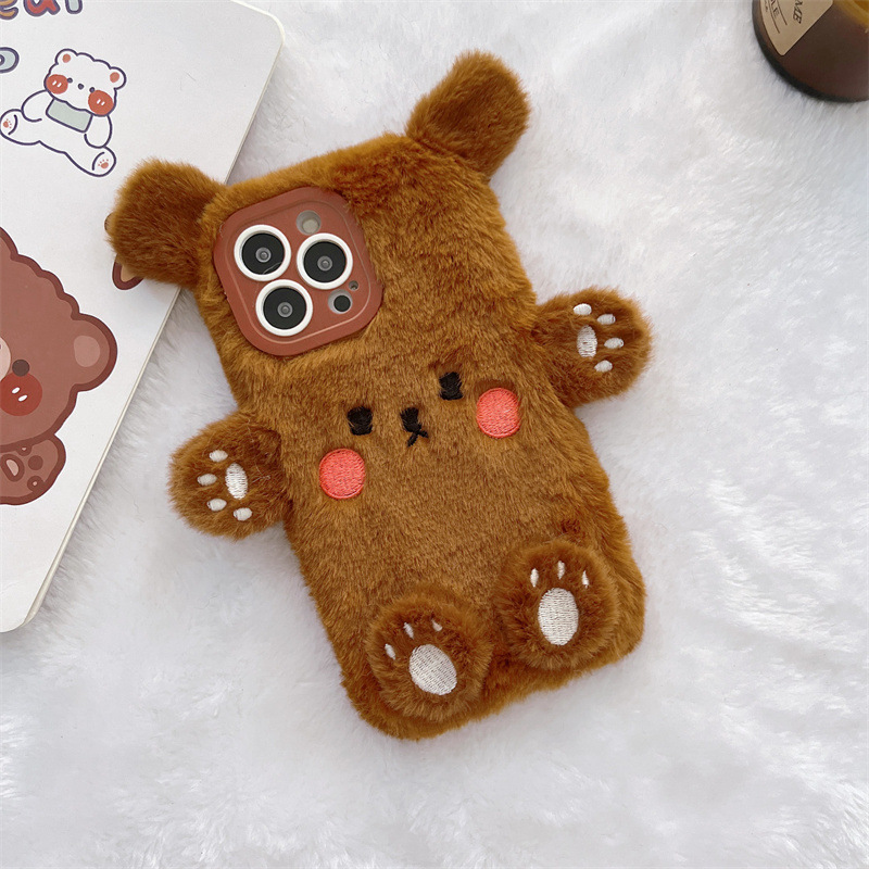 Koreaanse 3D Cartoon Beer Pluc - Phone Cases Iphone 17 Pro Max recensie en prijs