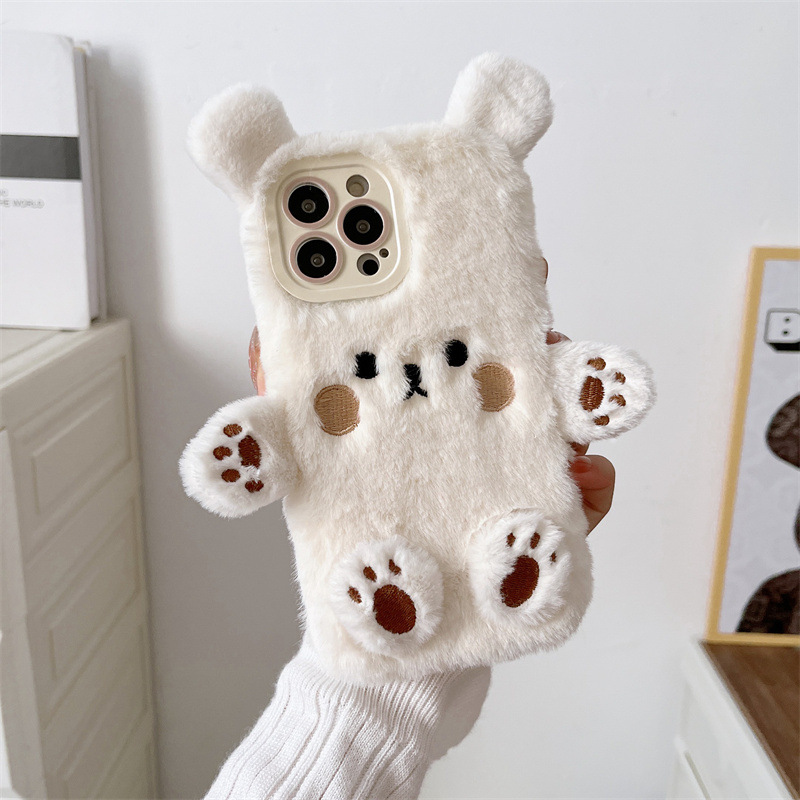 Koreaanse 3D Cartoon Beer Pluc - Phone Cases Iphone 17 Pro Max recensie en prijs