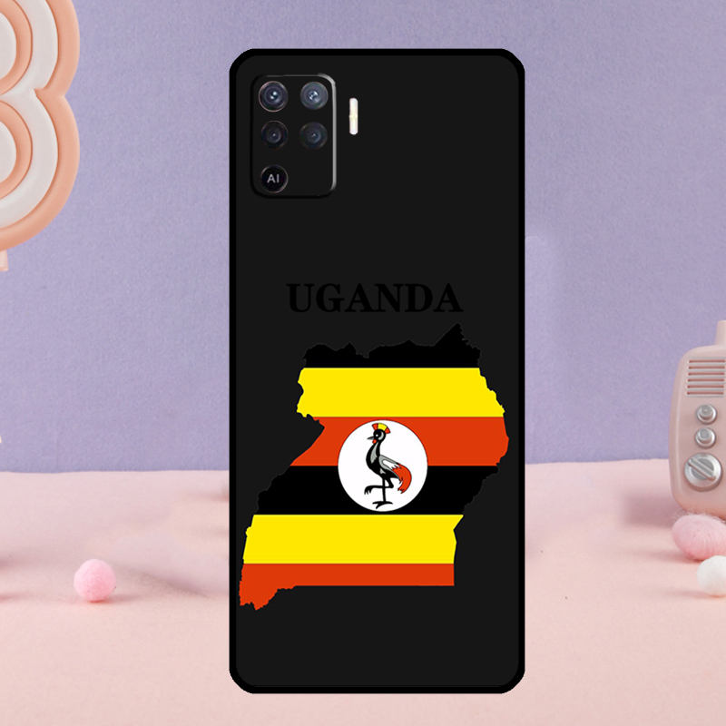 Oeganda Vlag Wapenschild Telef - Phone Cases Uganda recensie en prijs