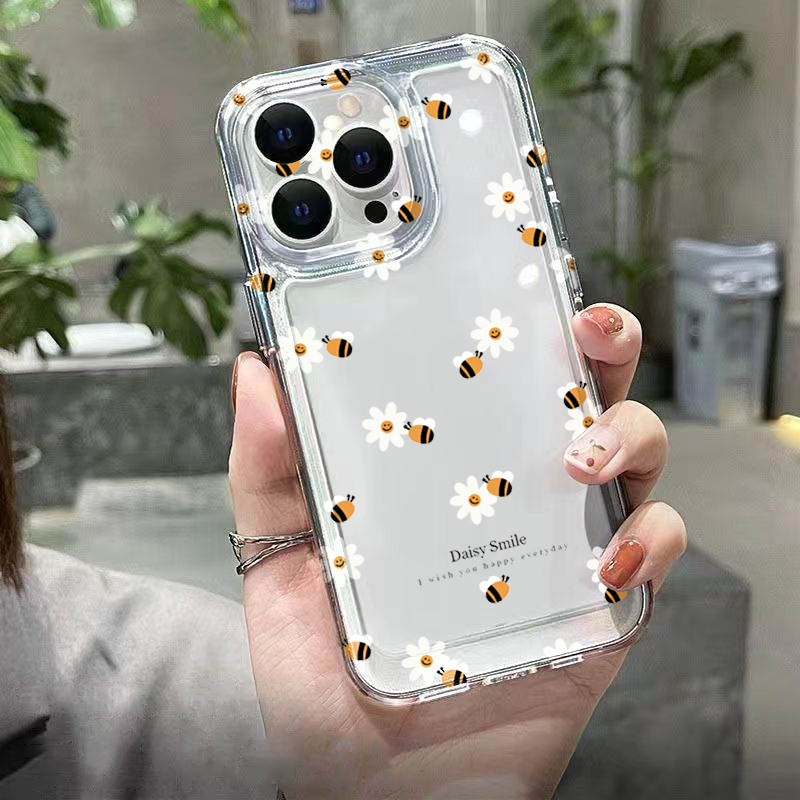Trendy Daisy Bee Floral Transp - Phone Cases Trendy recensie en prijs