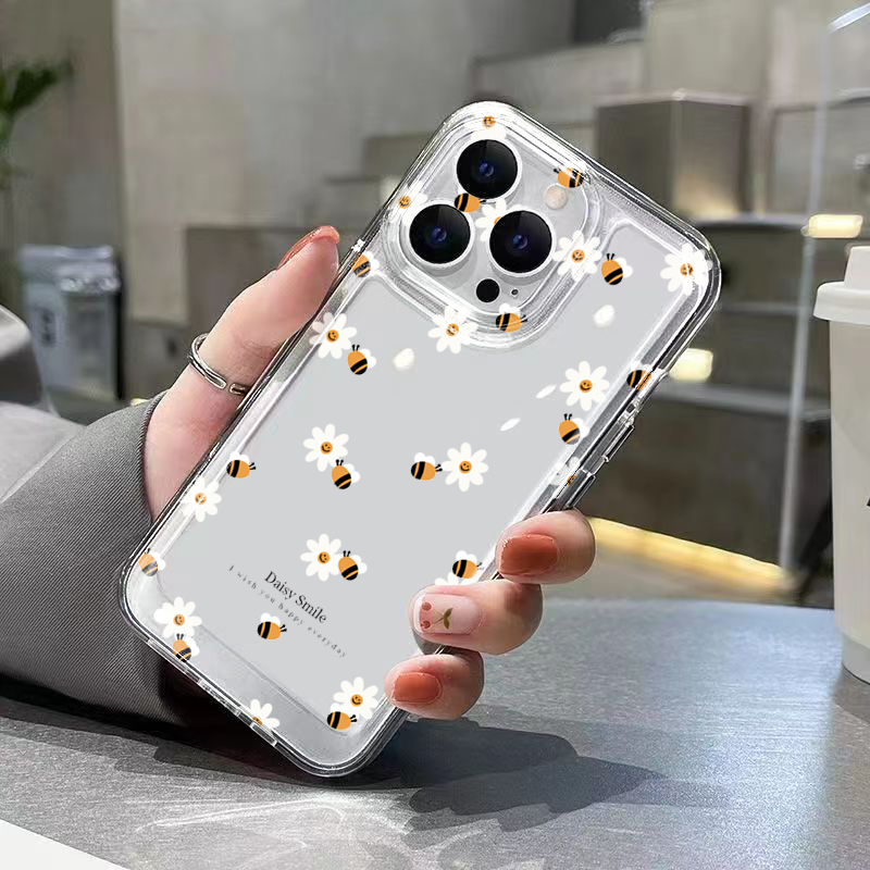 Trendy Daisy Bee Floral Transp - Phone Cases Trendy recensie en prijs