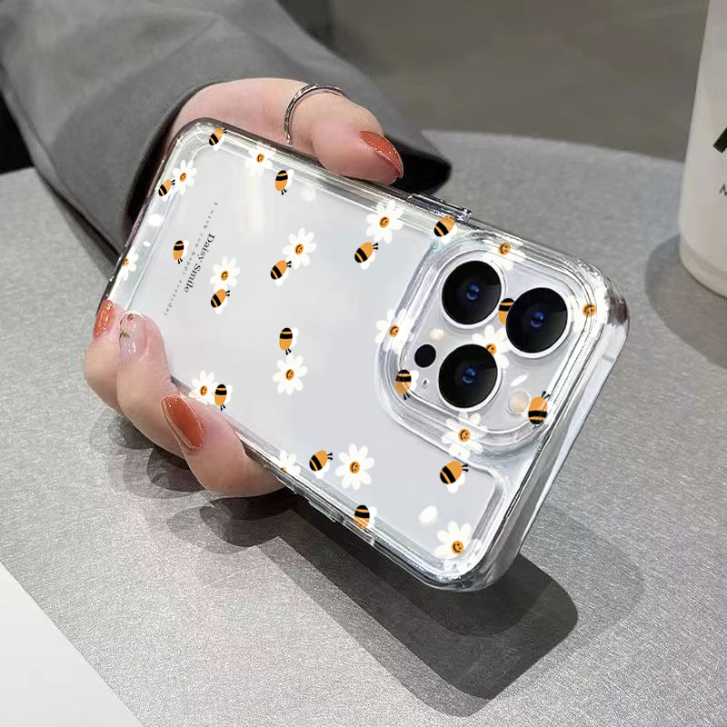 Trendy Daisy Bee Floral Transp - Phone Cases Trendy recensie en prijs