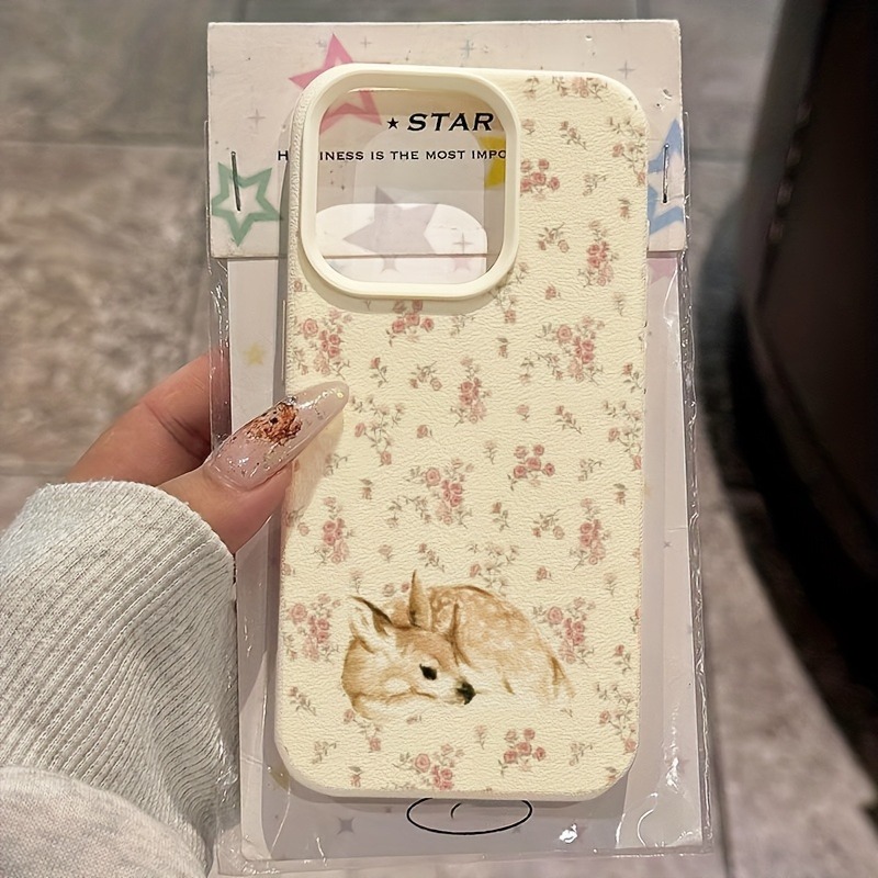 Schattig hertenprint met volle - Phone Cases Art recensie en prijs
