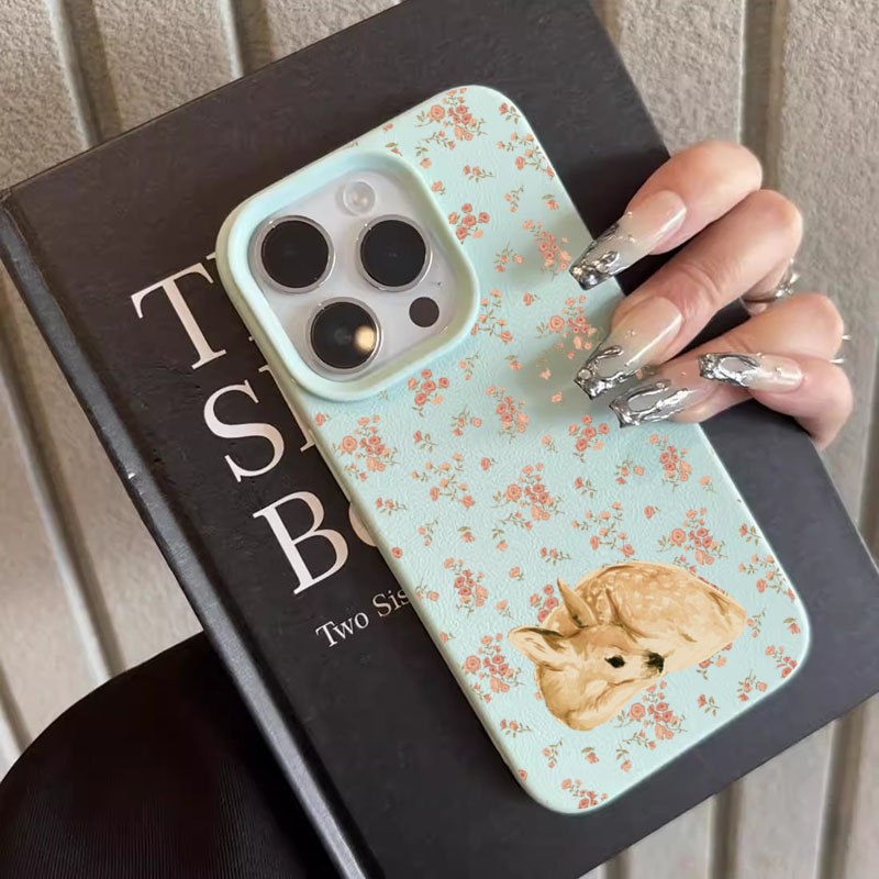 Schattig hertenprint met volle - Phone Cases Art recensie en prijs