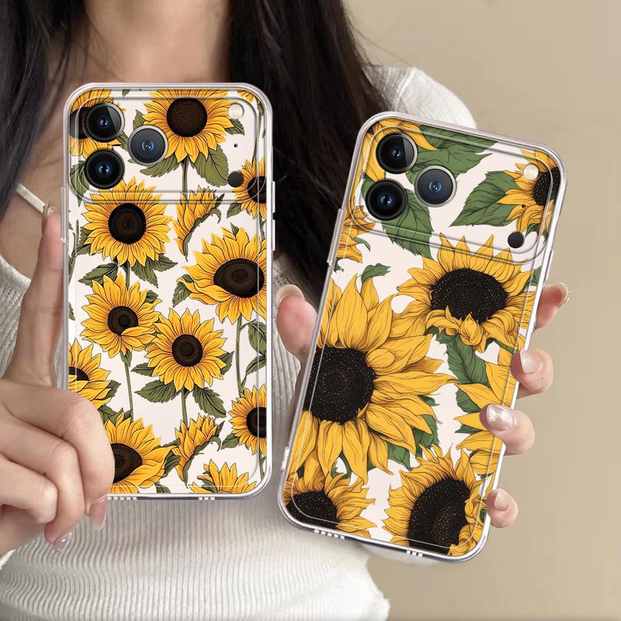 Schattig zonnebloempatroon hoe - Phone Cases Iphone 17 Pro Max recensie en prijs