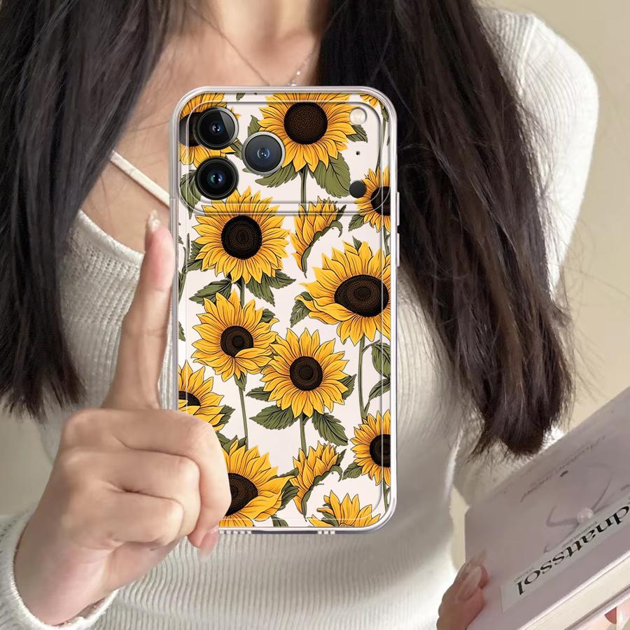 Schattig zonnebloempatroon hoe - Phone Cases Iphone 17 Pro Max recensie en prijs