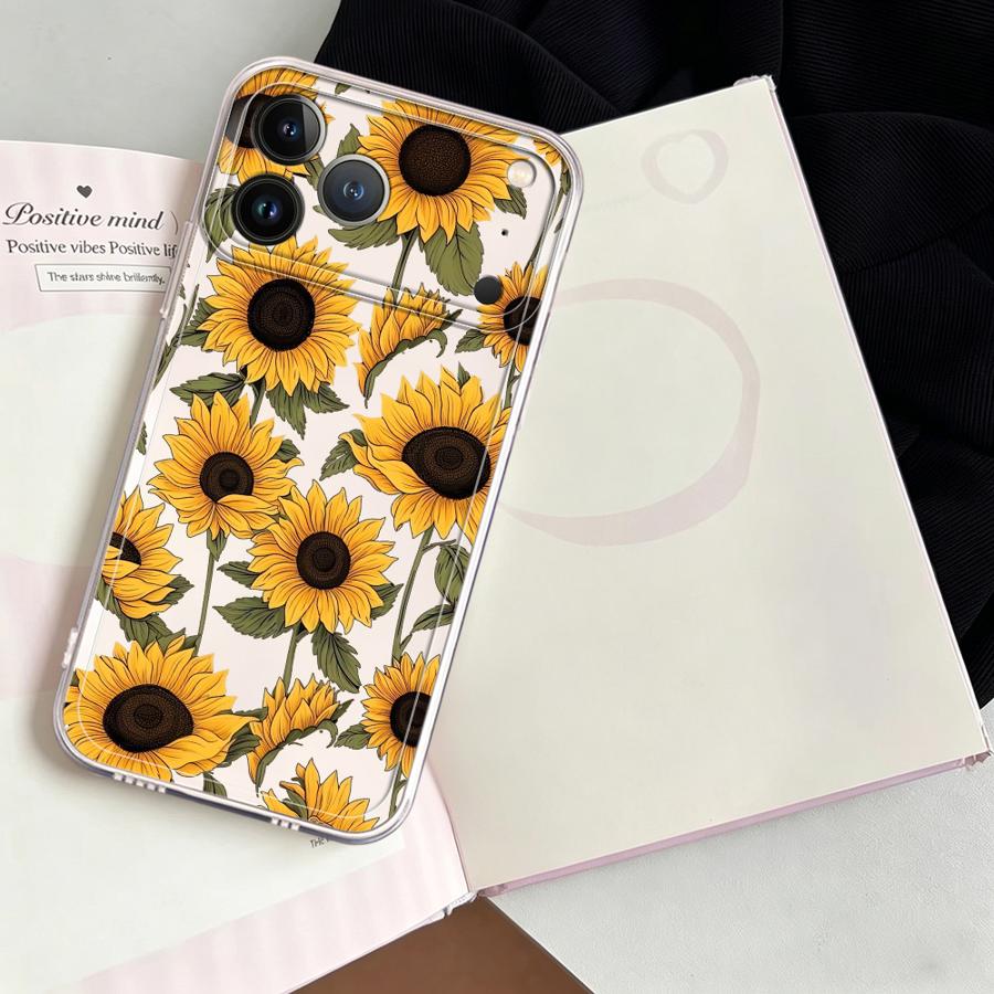 Schattig zonnebloempatroon hoe - Phone Cases Iphone 17 Pro Max recensie en prijs