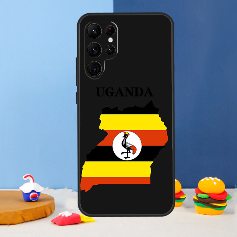 Oeganda Vlag Wapenschild Telef - Phone Cases Uganda recensie en prijs