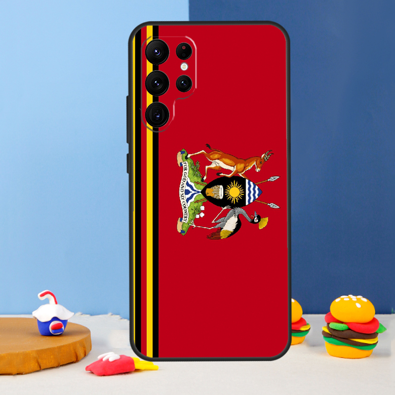 Oeganda Vlag Wapenschild Telef - Phone Cases Uganda recensie en prijs