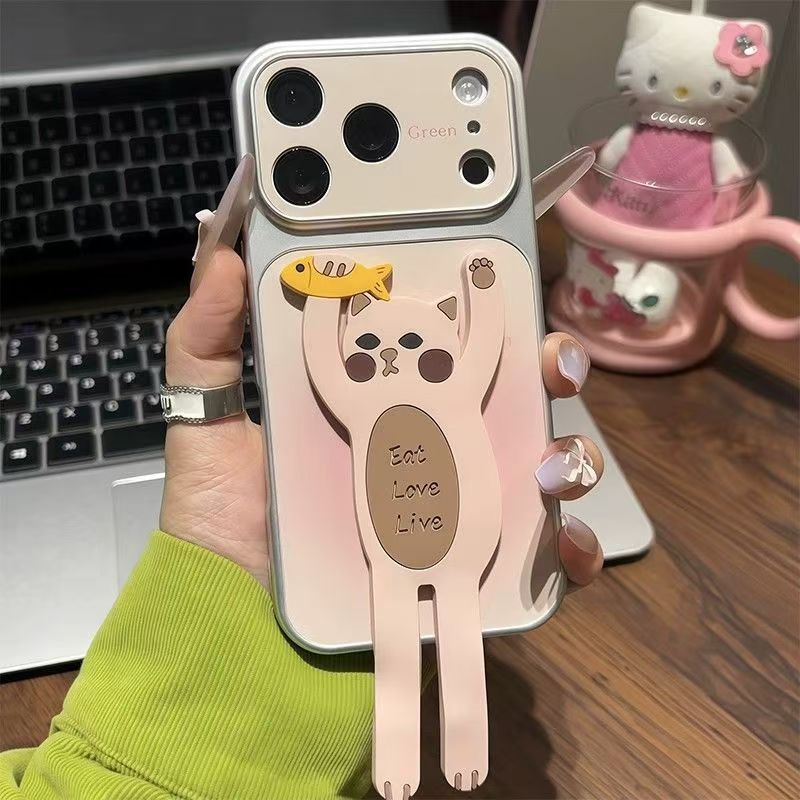 Litchi-patroon telefoonhoesje  - Phone Cases With Stand recensie en prijs