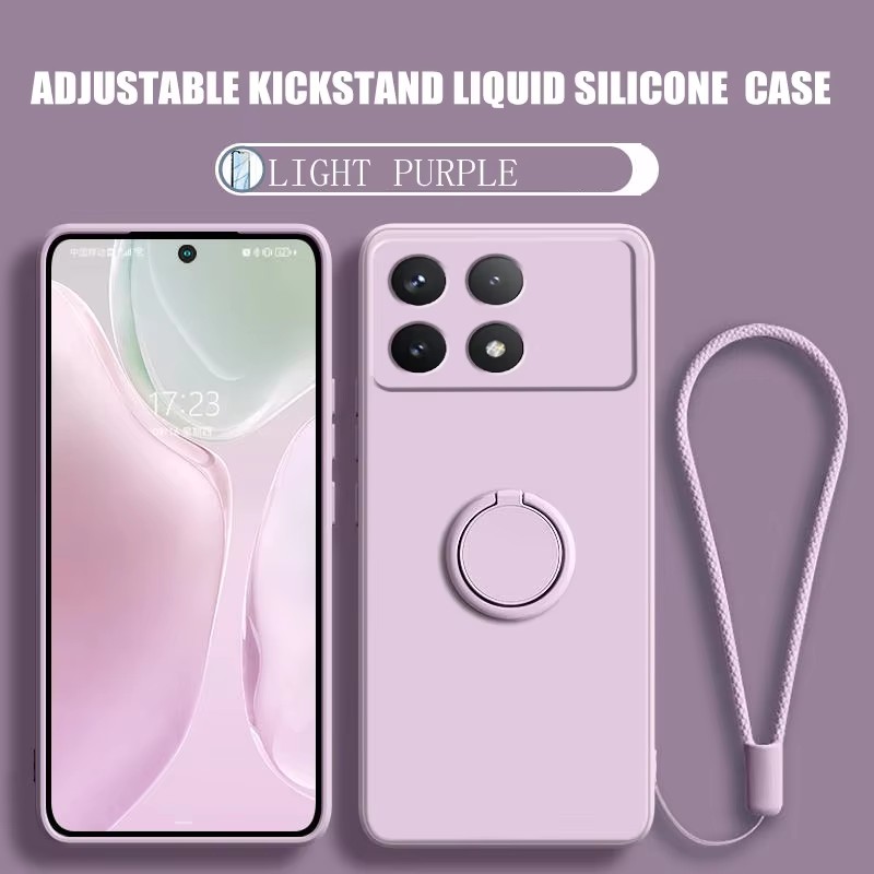 Luxe Vloeibare Siliconen Magne - Phone Cases With Stand recensie en prijs