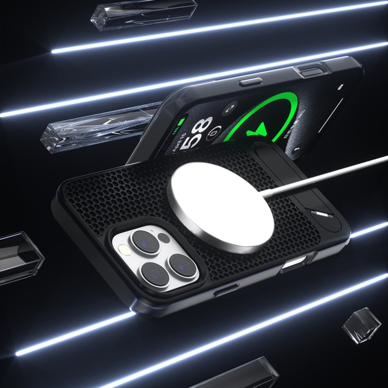 3D holle Honingraat Cooling Ma - Phone Cases With Stand recensie en prijs