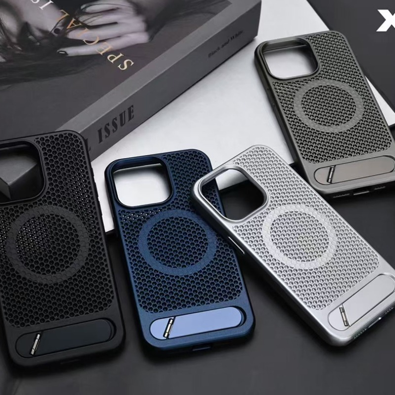 3D holle Honingraat Cooling Ma - Phone Cases With Stand recensie en prijs