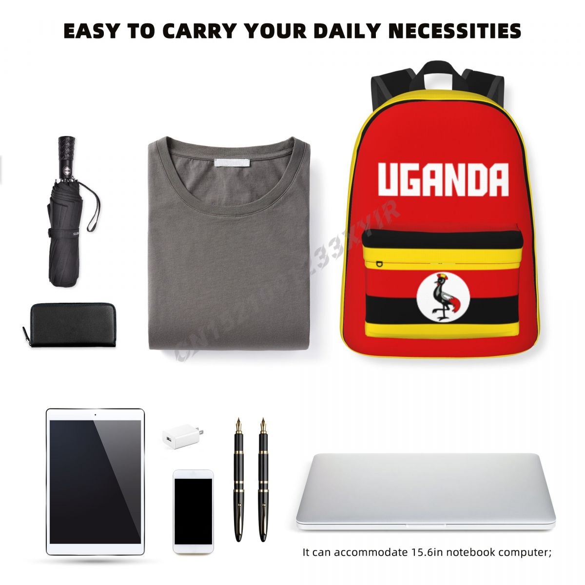 Unisex Rugzak Oeganda Vlag Uga - Phone Cases Uganda recensie en prijs