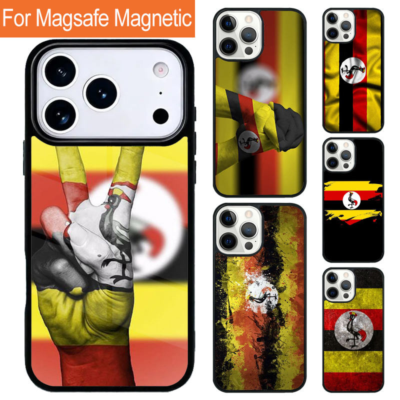 Uganda Vlag Wapen Magnetische  - Phone Cases Uganda recensie en prijs