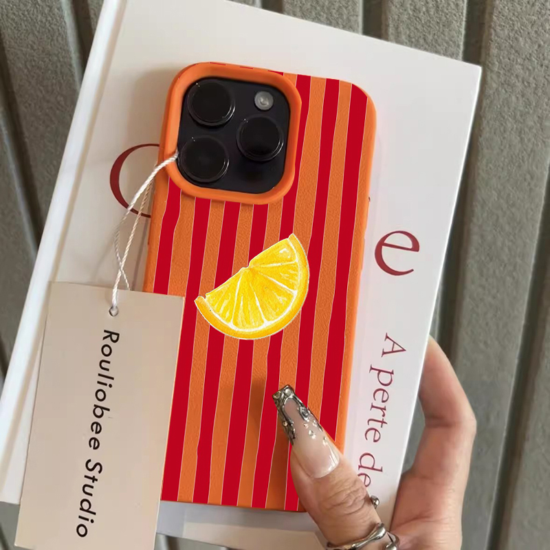 Mode Lemon Patroon TPU Silicon - Phone Cases Trendy recensie en prijs